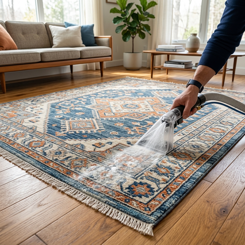 Area Rug Deep Extraction Cleaning in Suffolk County Long Island NY